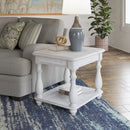 Square End Table - Gray by HouseOfZazla