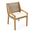 Outdoor Dining Set – Acacia Wood Stamford Table & Wicker Chairs