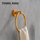 6 Piece Bathroom Towel Rack Set Wall Mount