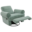 Manual Swivel Recliner Rocker Chair With Adjustable Backrest by HouseOfZazla