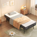 Twin Folding Bed With Memory Foam Mattress, Space Saving Rollaway Guest by HouseOfZazla