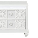 Abigale - 2 Drawer Nightstand With LED - White by HouseOfZazla