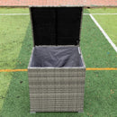 4 Piece Patio Sectional Wicker Rattan Outdoor Furniture Sofa Set With Storage Box by HouseOfZazla