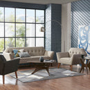 Modern Lounge Chair With Button Tufting by HouseOfZazla