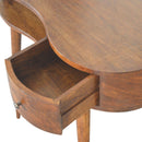 Rounded Writing Desk - Chestnut by HouseOfZazla