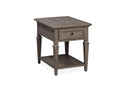 Lancaster - Rectangular End Table - Dove Tail Gray
