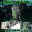 Halloween Tombstone Yard Sign Decorations 6Pcs Glow in the Dark Halloween RIP Tombstone Fluorescence Lawn Sign with 12 Stakes for Haunted House Garden