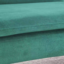 72.5" Convertible Sofa Bed, Adjustable Velvet Sofa Bed - Velvet Folding Lounge Recliner - Reversible Daybed - Ideal for Bedroom with Two Pillows and Center Leg