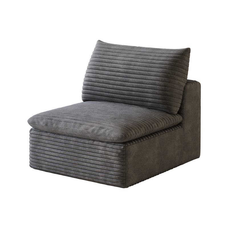 1 Middle Seat Sofa - Dark Fabric, photo 5 of 7