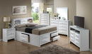 Modern Design Storage Bed With Bookcase Headboard by HouseOfZazla