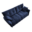 Modern Sofa & Pillows, Textured Cover, High Rebound Cushions by HouseOfZazla