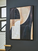 Ewanford - Wall Art - Black / Brown / Tan by Unique Piece Furniture