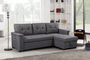 Ashlyn - Reversible Sleeper Sectional Sofa With Storage Chaise, USB Charging Ports And Pocket by Unique Piece Furniture