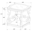 Bianca - 2 Shelf Table