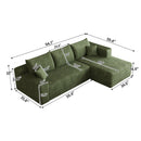 95" Cloud Sectional Sofa