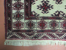 3' X 3' Vintage Handmade Turkoman Bokhara Yamud Wool Rug Nice