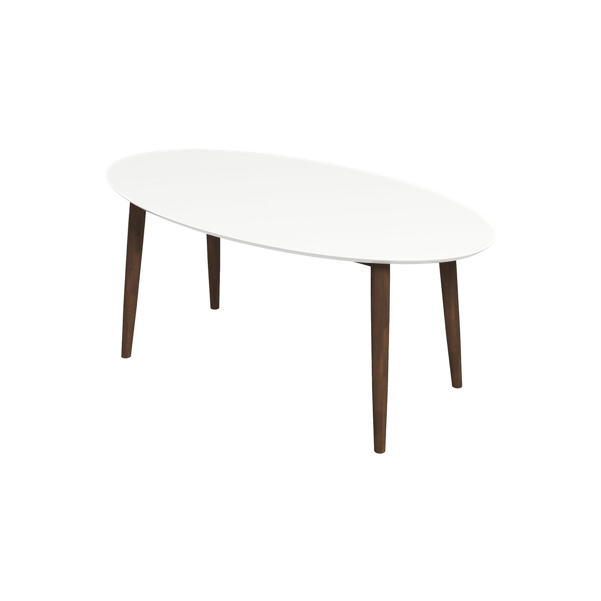 Ada Mid Century Modern Style Solid Wood Dining Table, photo 6 of 6