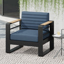 Giovanna Club Chair Set With Aluminum Frame by HouseOfZazla