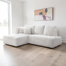 Manya - Sectional Sofa - Ivory