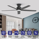52 Inch Ceiling Fan with Light, Reversible DC Motor and Remote by HouseOfZazla