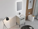 24 Inch Bathroom Vanity, Freestanding Bathroom Vanity or Floating is Optional Conversion-00324CG-1-G-BL9060B(KD-Packing)