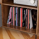 Grain Record Player Stand, Media Console With Speaker Shelf & 2 Drawers by HouseOfZazla