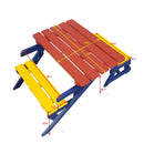 Kids Multi-Functional Arm Chair, Table With 2 Benches All-In-One Set by Unique Piece Furniture