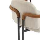 Modern Dining Chair Set with Durable Iron Frame and Comfortable Fabric Upholstery by HouseOfZazla