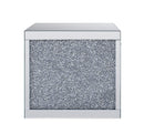 Noralie Mirrored & Faux Diamonds End Table