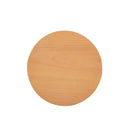 Cabana - Round Cane Storage Side Table - Natural Brown Oak by HouseOfZazla
