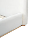 Elegant Upholstered Bed With Solid Wood Frame, King by HouseOfZazla