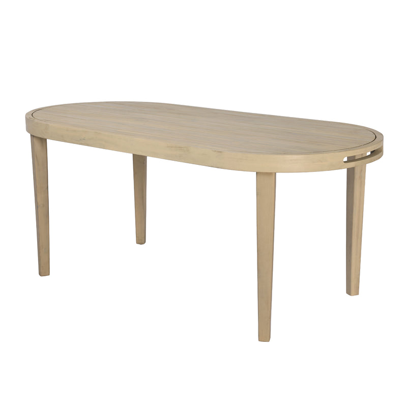 7-Piece Outdoor Acacia Wood Dining Set, photo 10 of 10