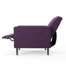 Mid-Century Modern Recliner With Button Tufted Waffle Stitch by HouseOfZazla