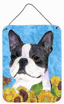 Boston Terrier Aluminium Metal Wall or Door Hanging Prints