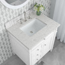 James Martin Brittany 30" Single Bathroom Vanity, Bright White