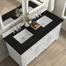 James Martin Lorelai 60" Double Bathroom Vanity, Bright White