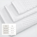 Cotton Diamond Waffle Weave Bath Towel Set - Grayson Collection by Great Bay Home
