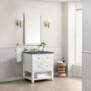 James Martin Breckenridge 30" Single Bathroom Vanity, Bright White