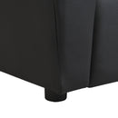 Sally Deluxe Kids Recliner Chair With Cup Holder - Black by HouseOfZazla