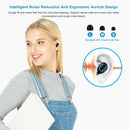 TWS Wireless 5.0 Earbuds In-Ear Stereo Headset Noise Canceling Earphone Headsets w/Mic Magnetic Charging Dock for Driving Working Travelling