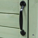 Outdoor Wooden Storage Shed with Lockable Door