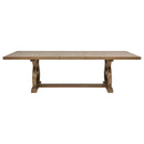 Brockway 5-piece Extension Leaf Dining Set Barley Brown