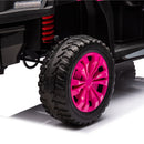 24V 2-Seater UTV-XXL Ride On Truck with Dump Bed for kid,Ride On 4WD UTV with 6 Wheels,Foam Tires, Suitable for Off-Roading,remote control,Three-Point Safety Harness