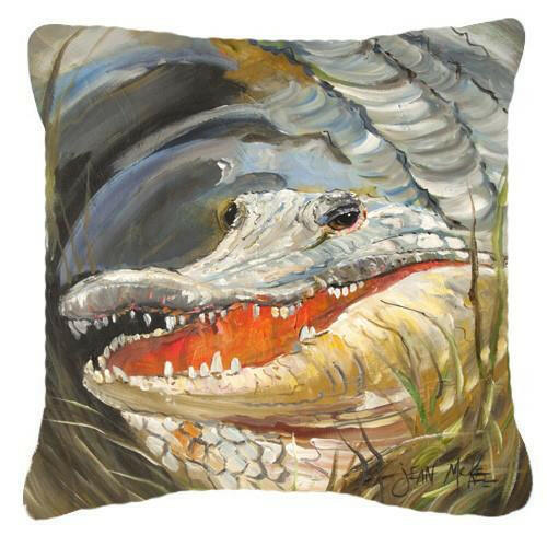 Alligator Canvas Fabric Decorative Pillow JMK1208PW1414