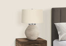 Lighting Table Lamp Concrete Resin Contemporary - Cream