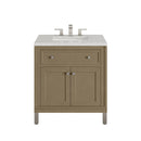 James Martin Chicago 30" Single Bathroom Vanity, Walnut Whisper