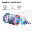 2 in 1 Under Desk Treadmill - 2.5 HP Folding Treadmill for Home, Installation-Free Foldable Treadmill Compact Electric Running Machine, Remote Control & LED Display Walking Running Jogging, Red