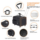 2 in 1 Large Cat Carrier for 2 Cats with Rolling Wheels and Expandable Design by HouseOfZazla