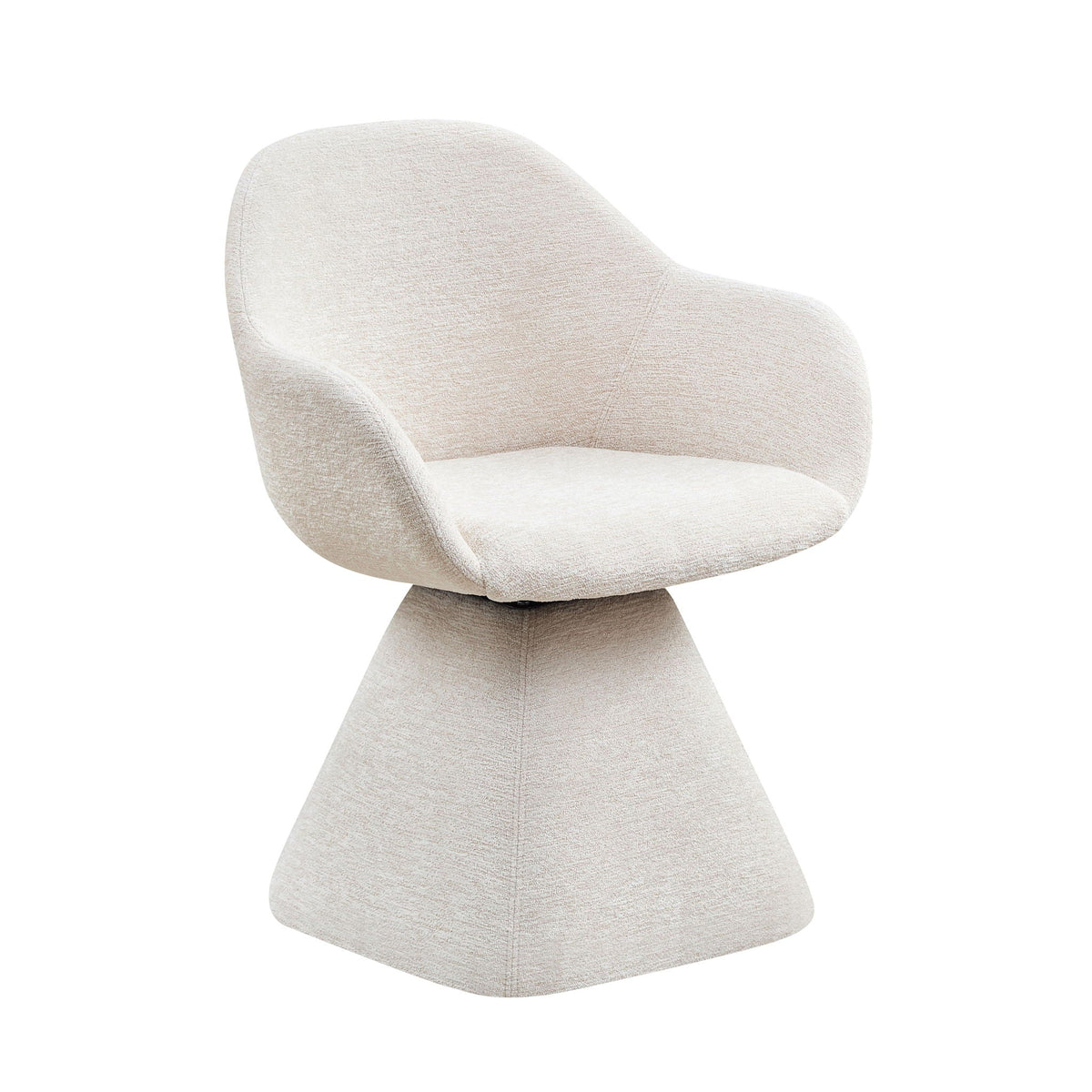 180° Rotating Accent Chair For Living Room - Beige, photo 12 of 14