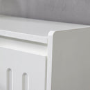 31'Multi-Functional Shoe Cabinet with Wall Cabinet, Narrow Shoe Rack Storage Organizer with 2 Flip Drawers Versatile Side Cabinet for Hallway, Bedroom, Apartment, White